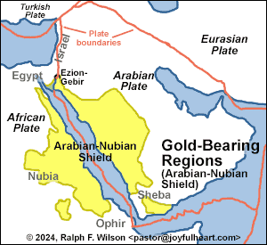 Gold-Bearing Regions (Arabian-Nubian Shield).
