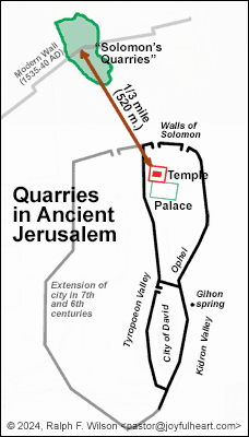 Quarries in Ancient Jerusalem