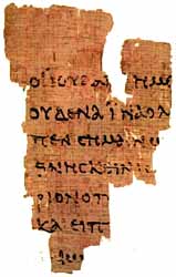 The Rylands Library Papyrus p52 is the earliest known New Testament manuscript.