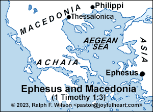 Relation of Ephesus to Macedonia.